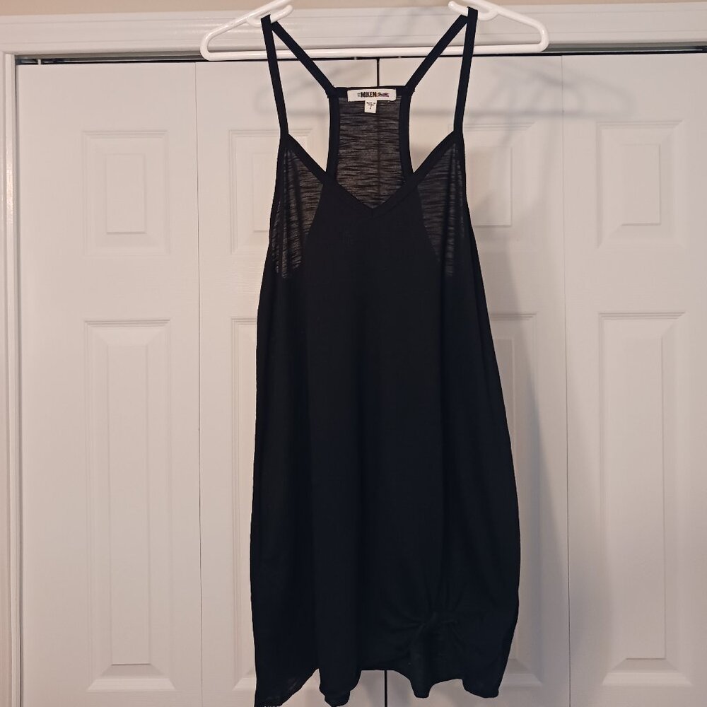 #204 3/$18 - Miken Black Tank Top Size S